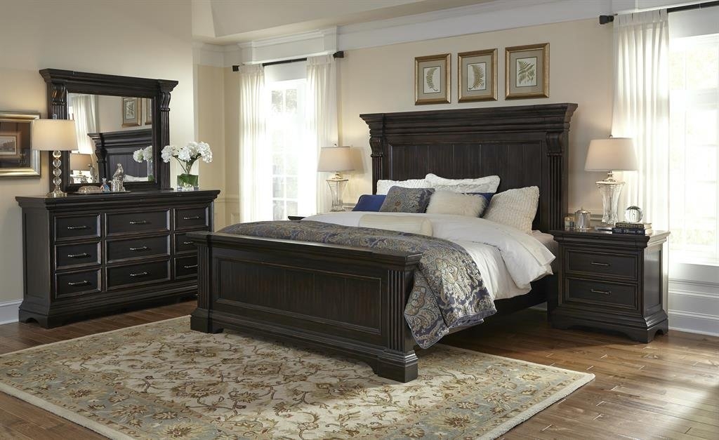 Dark brown 4. Румянцево мебель для спальни. Pulaski Furniture 550106.