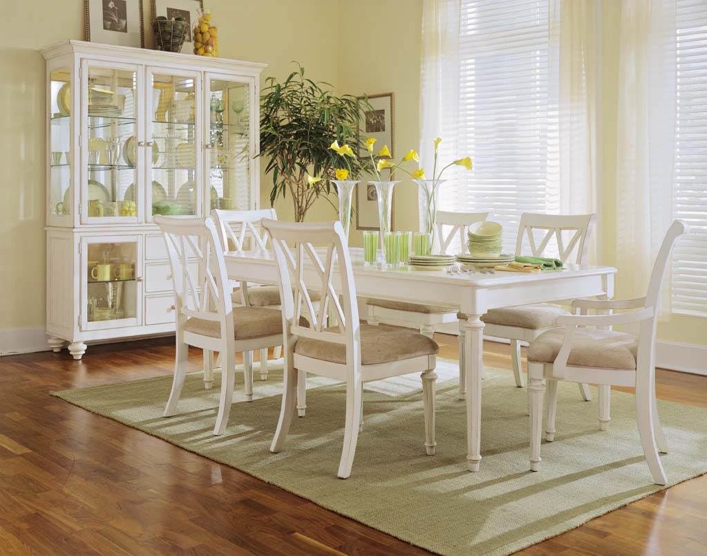 Camden Antique White Dining Room By American Drew Camden Antique White Dining