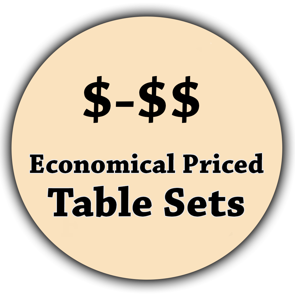 $ - $$ - Economical Table Sets
