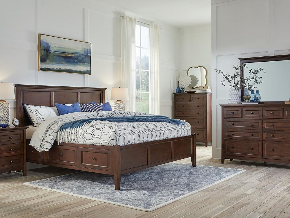 Westlake-Cherry Brown Bedroom