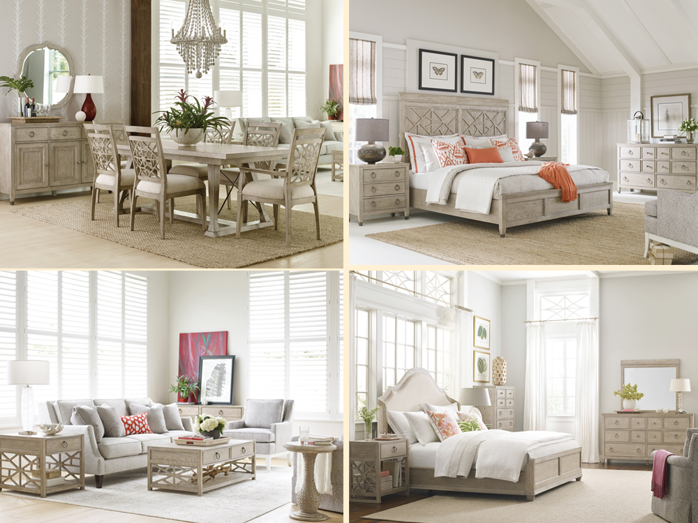 American Drew Vista Bedroom, Dining and Occasional Collections