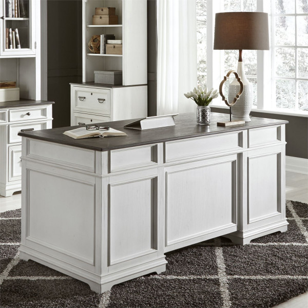 Jr. Executive Desk - Allyson Park Home Office - Office Furniture 