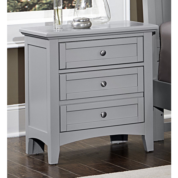 Vaughan Bassett Bonanza-Grey Nightstand BB26-226 Vaughan Bassett Bonanza-Grey Nightstand BB26-226