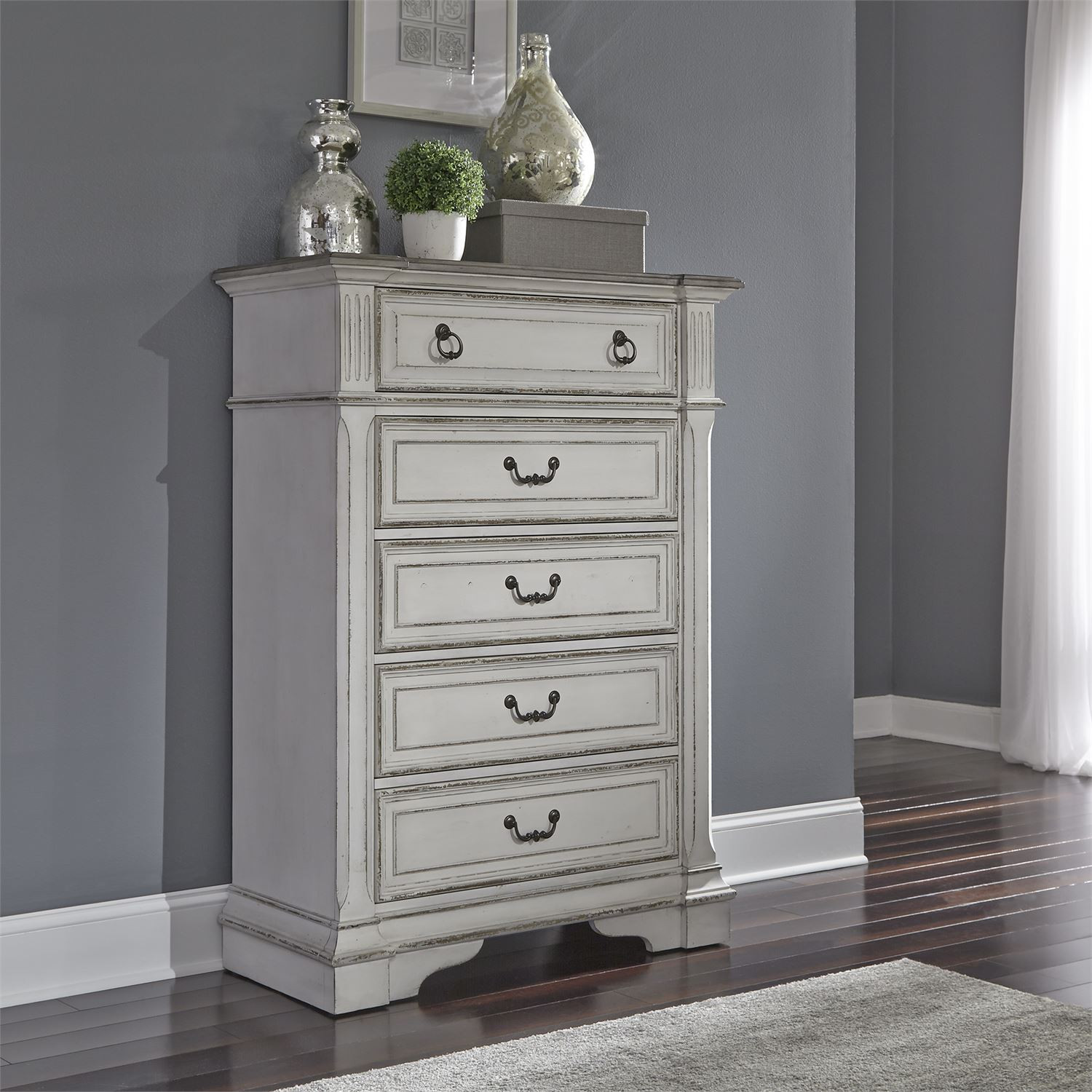 Five Drawer Chest Abbey Park Bedroom To Moderately