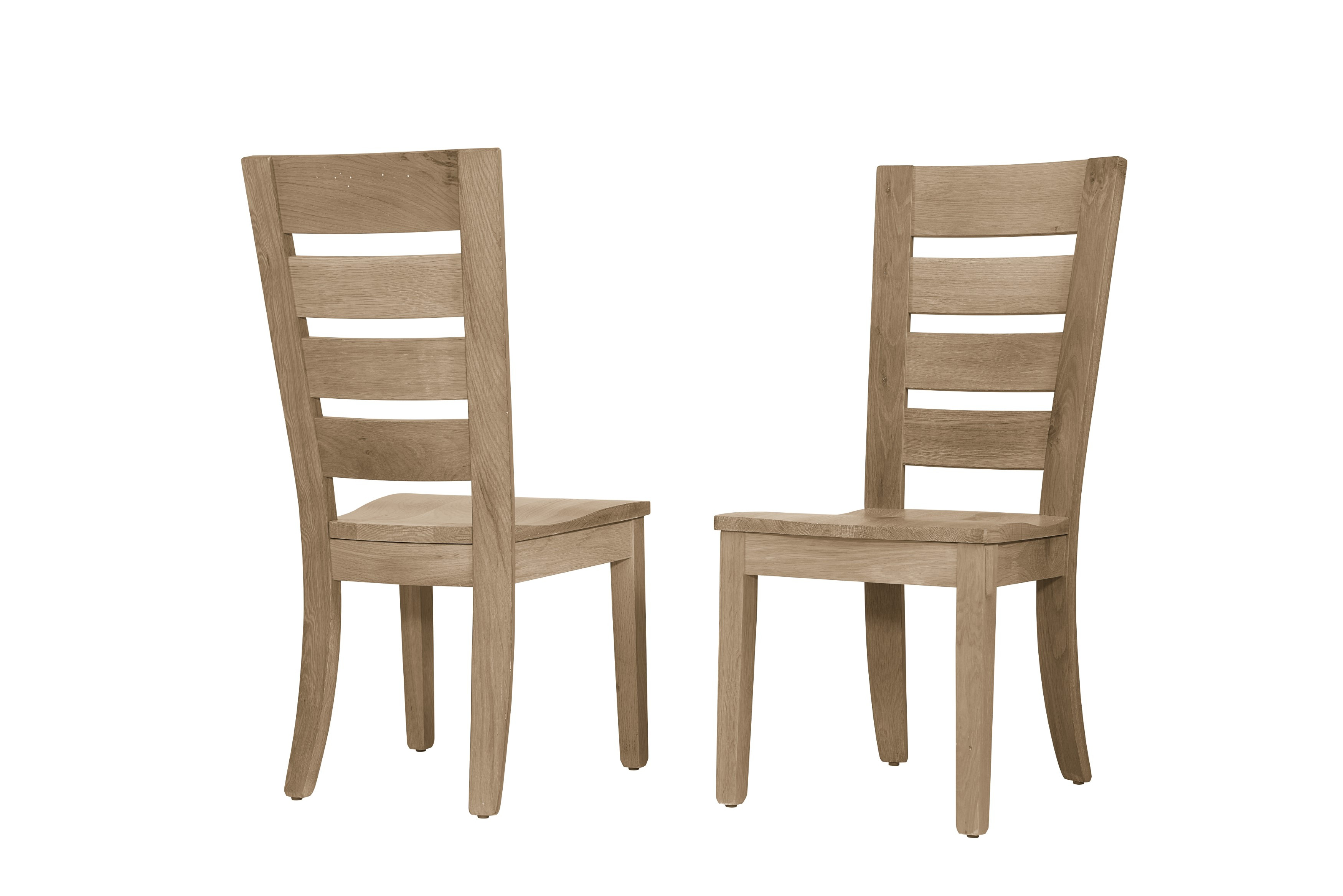 Horizontal Slat Side Chair