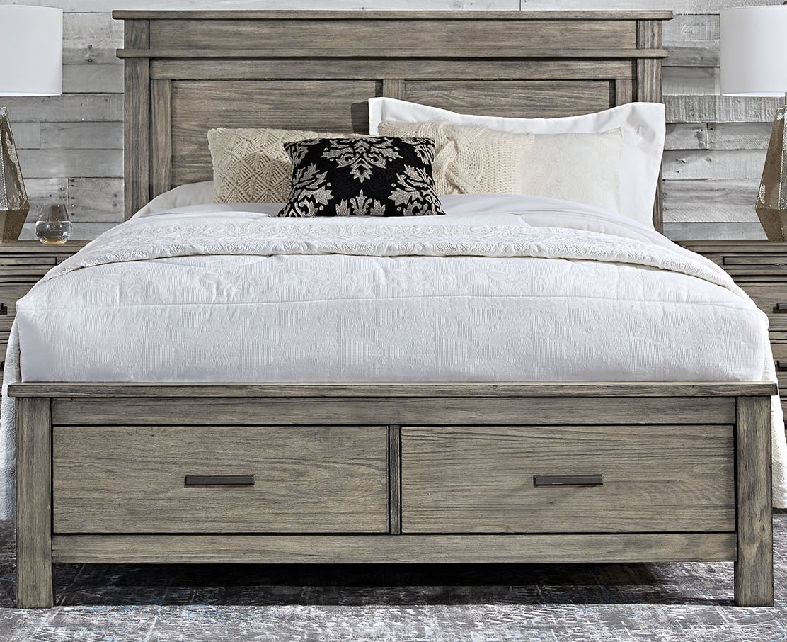 A America Glacier Point Cal King, King Storage Bed