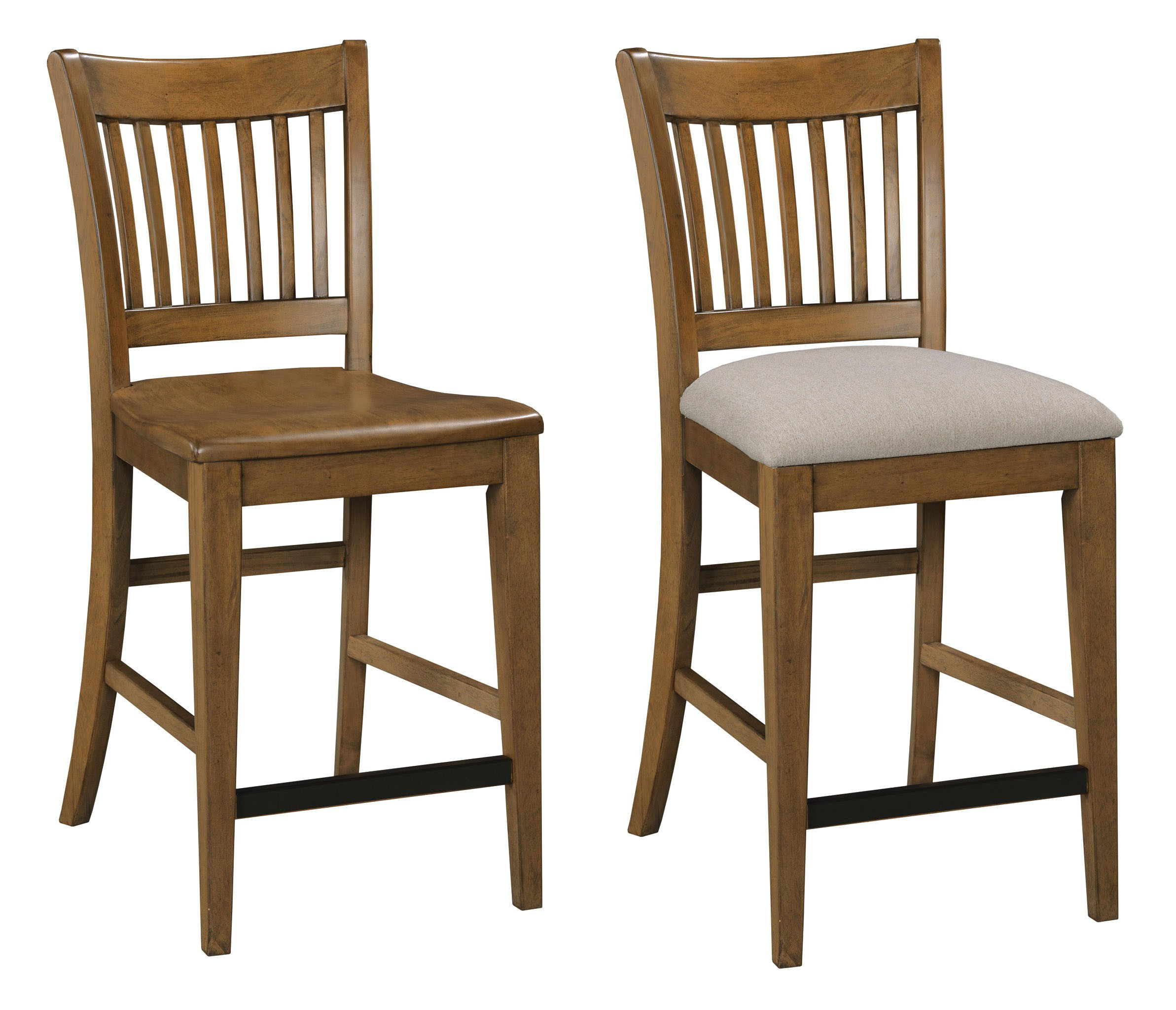 Tall Counter Rake Back Chair