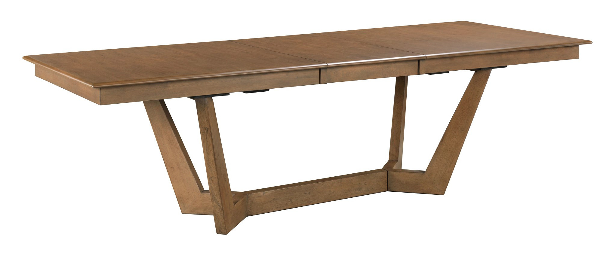 80" Rectangular Trestle Table w/ 20" leaf