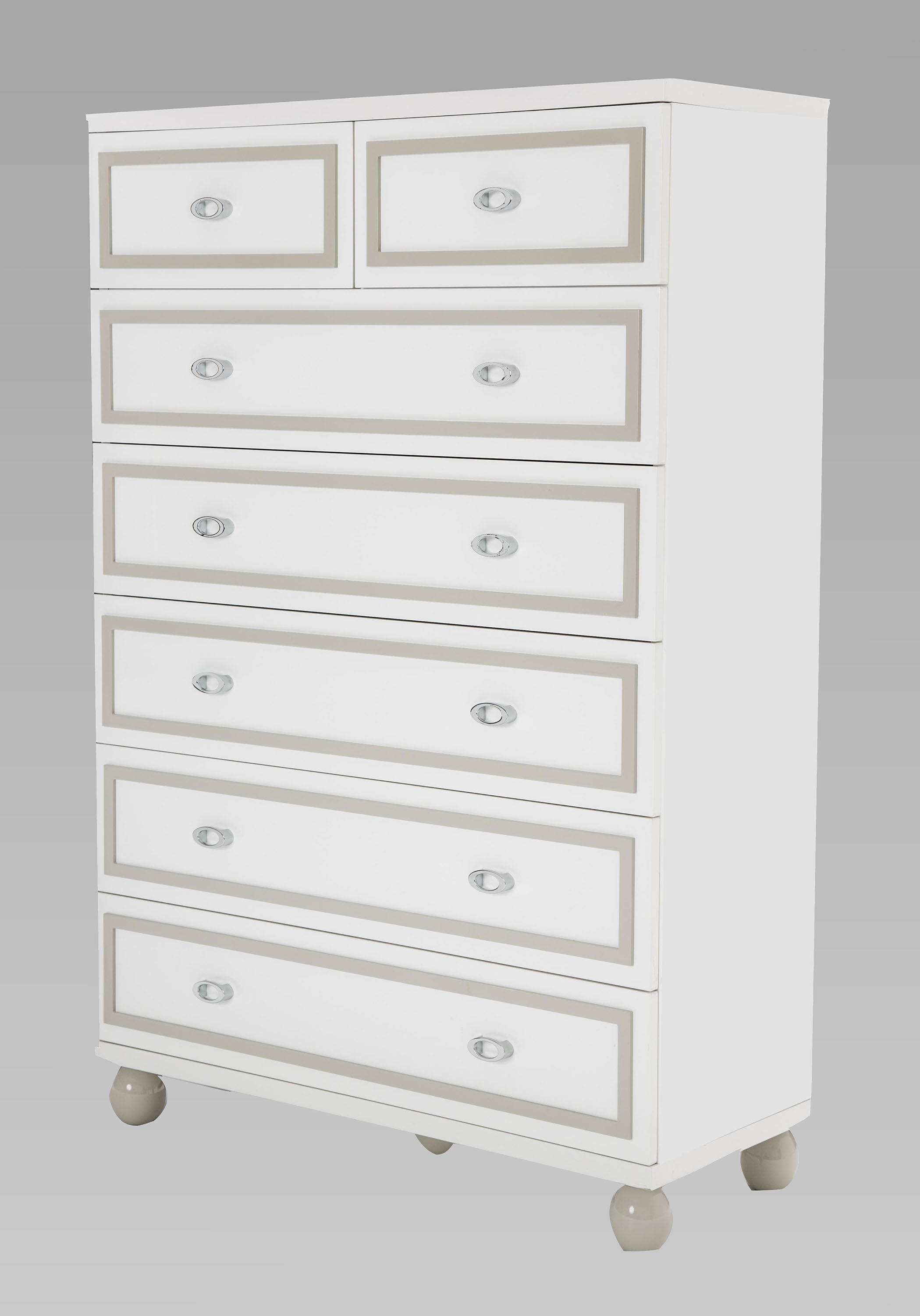 7 Drawer Chest-White Cloud