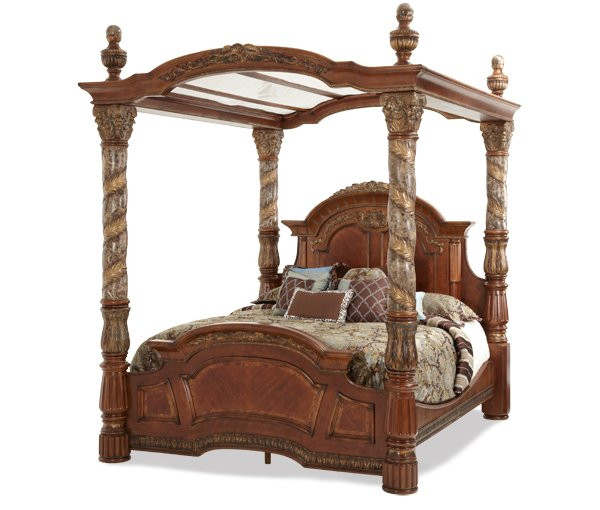 Cal-King Poster Canopy Bed