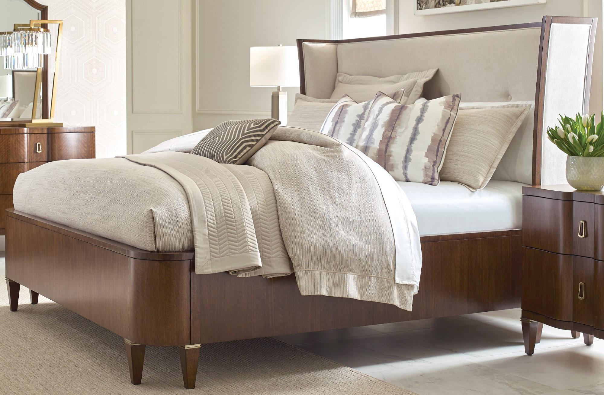 Morris Upholstered Queen Bed