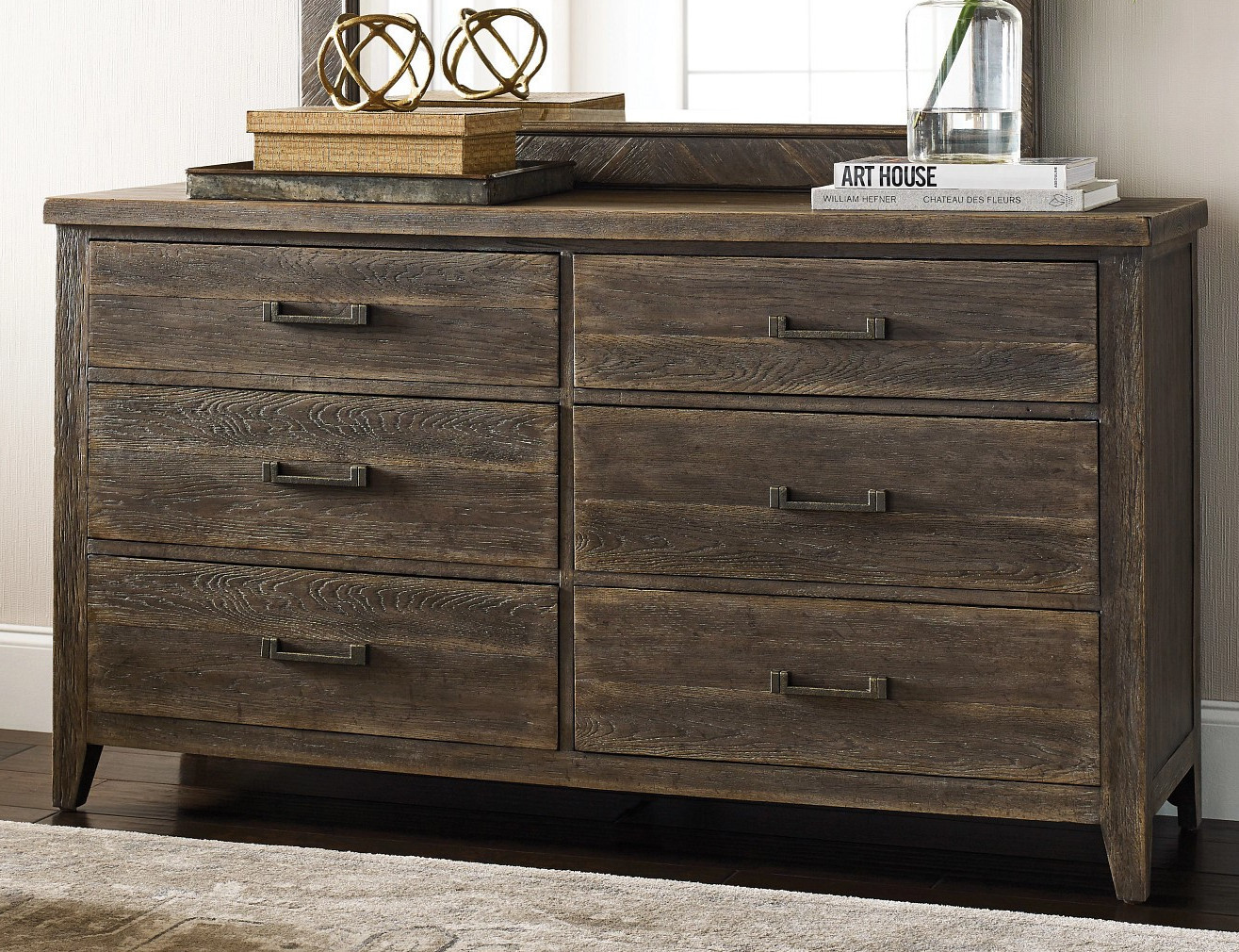 LOWELL SIX DRAWER DRESSER