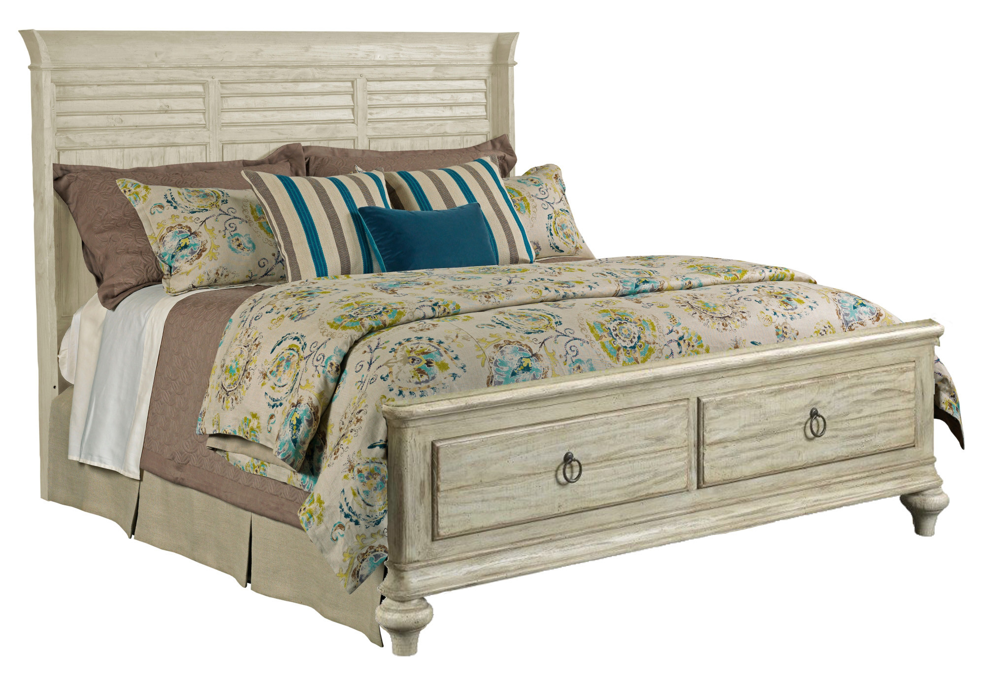 Queen Shelter Storage Bed 