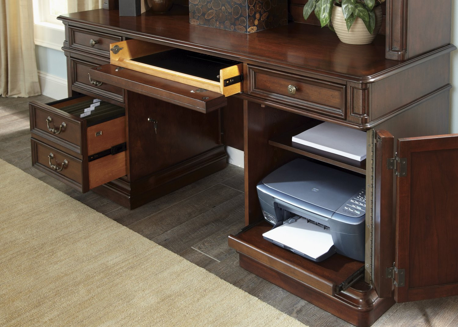 Magnolia manor jr executive credenza discount