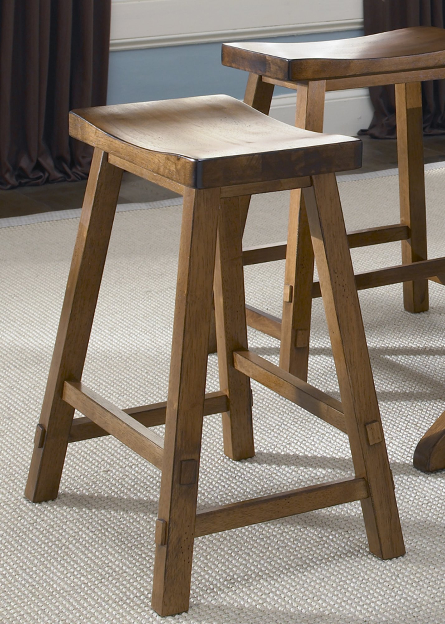 24 Inch Sawhorse Barstool