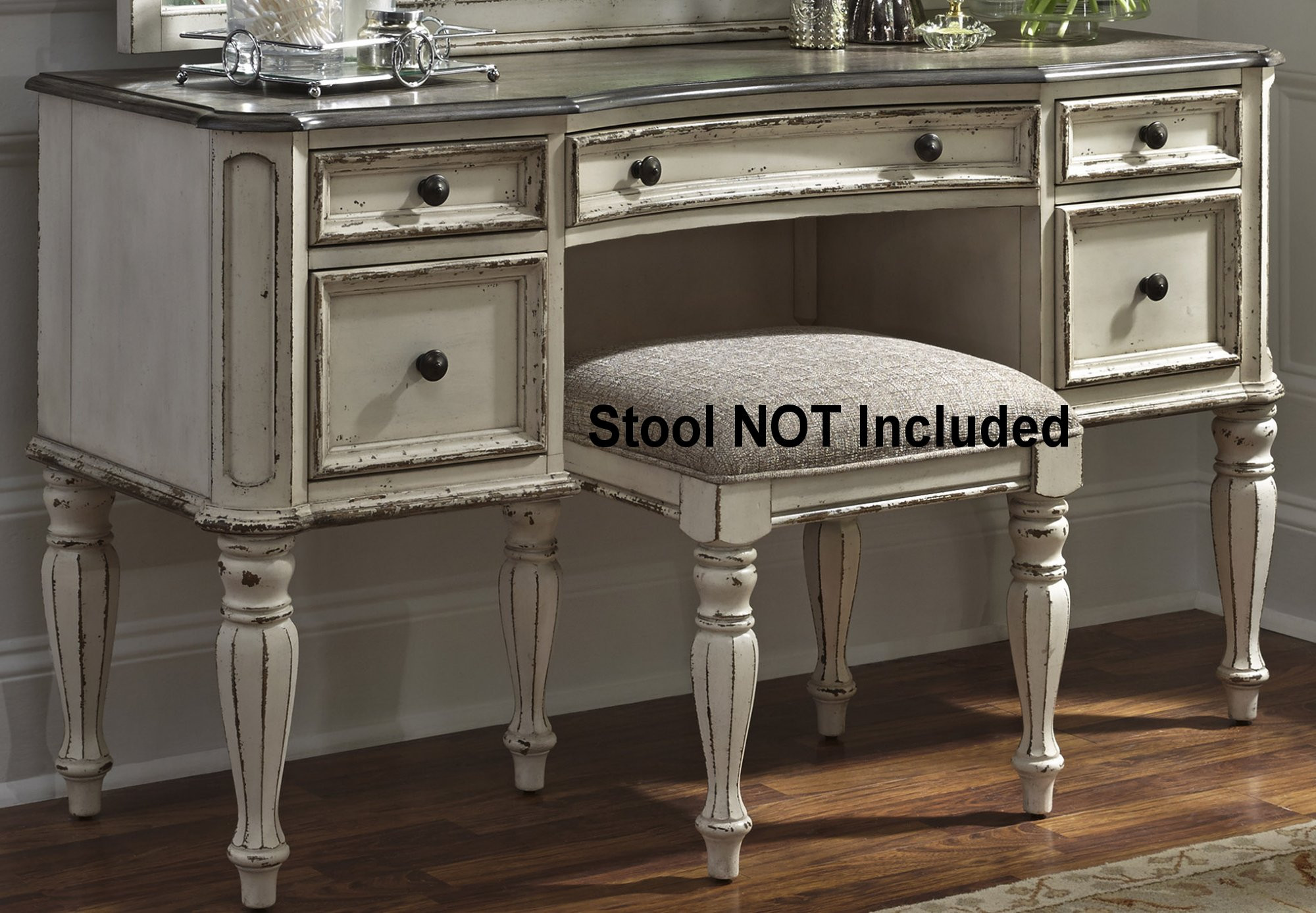 Magnolia manor vanity desk deals