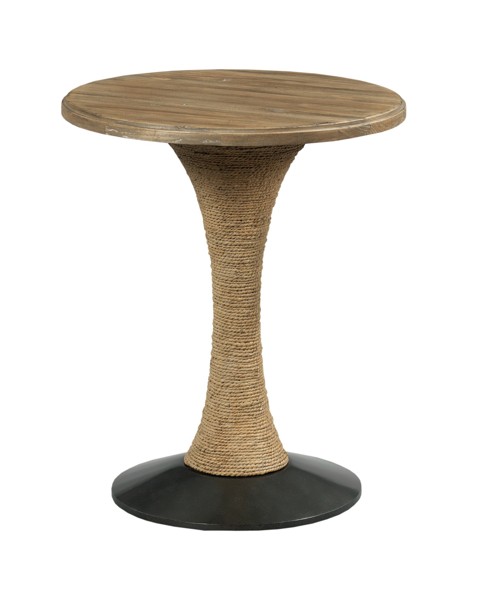 Modern Forge Round End Table