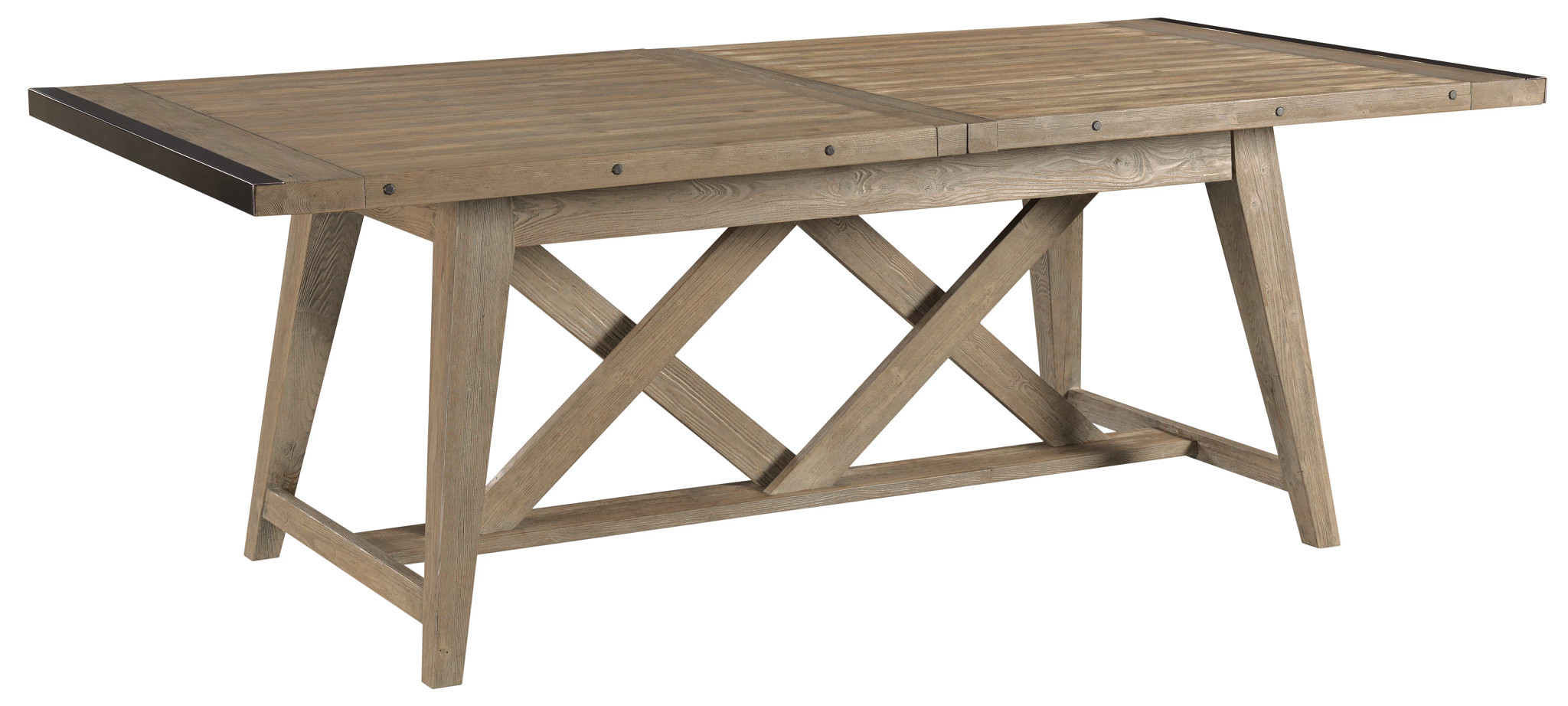 Clarendon Rectangular Dining Table with one 22" leaf extends to 106"