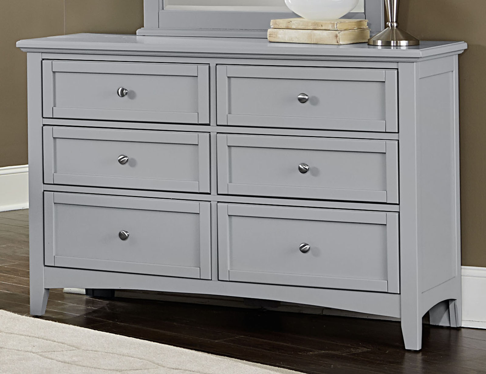 Double dresser best sale grey