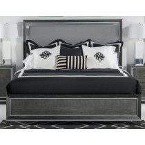 Queen Upholstered Panel Bed