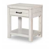 Open Night Stand (1 Drawer, Open Shelf, Motion Light & USB Kit)