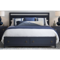 King Panel Bed With Storage