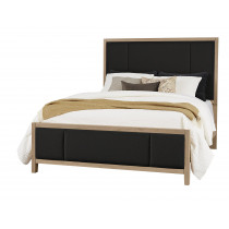 Queen Erin's Upholstered Bed - Black Fab