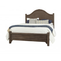 King Arch Bed W/ Low Profile Footboard