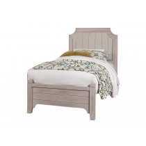 Twin Upholstered Bed W/ Low Profile Footboard