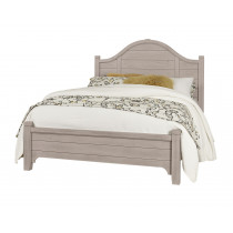 King Arch Bed W/ Low Profile Footboard