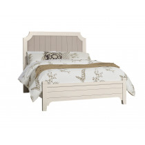 Full Upholstered Bed W/ Low Profile Footboard