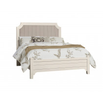 Queen Upholstered Bed W/ Low Profile Footboard