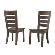 Horizontal Slat Side Chair