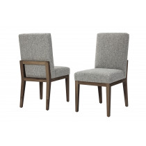 Upholstered Side Chair Charcoal