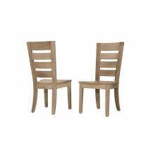 Horizontal Slat Side Chair