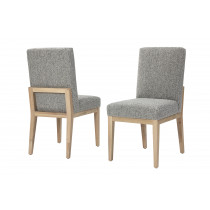 Upholstered Side Chair Charcoal