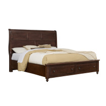 King Sleigh Storage Bed