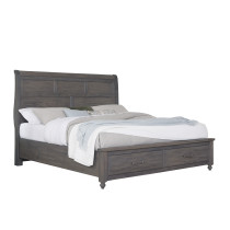 Queen Sleigh Storage Bed