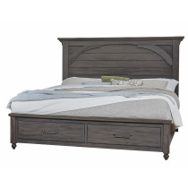 Queen Mansion Storage Bed