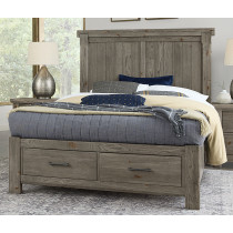 Queen American Dovetail Storage Bed