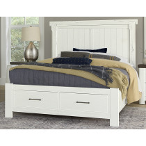 King American Dovetail Storage Bed