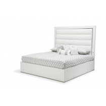 Cal King Upholstered Panel Bed