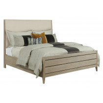 Incline Fabric Queen High Footboard Bed