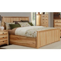 King Panel Bed w/ Storage