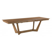 80" Rectangular Trestle Table w/ 20" leaf