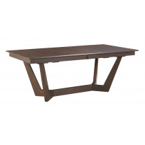 80" Rectangular Trestle Table w 20" leaf