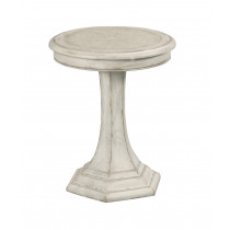 CIVETTE ROUND END TABLE - CREME