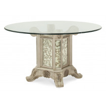 60" Round Glass Top Table