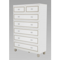 7 Drawer Chest-White Cloud