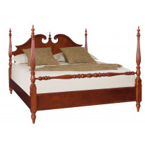 Queen Low Poster Bed